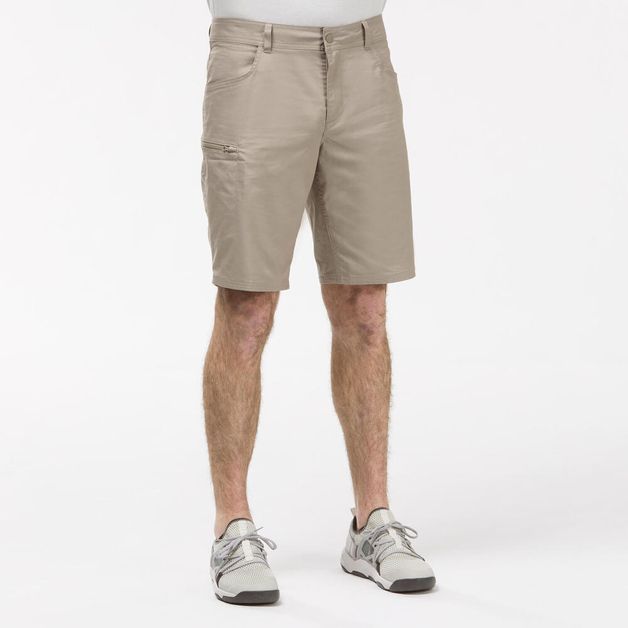 Bermuda-masculina-de-trilha-NH500-Regular-bege-38