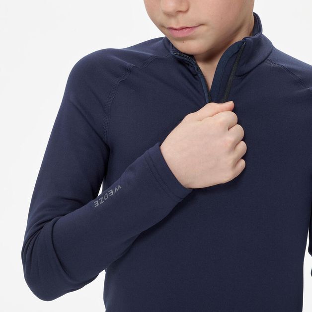 Bl-ski-500-1-2-zip-top-jr-cand-14-years-Azul-4-ANOS