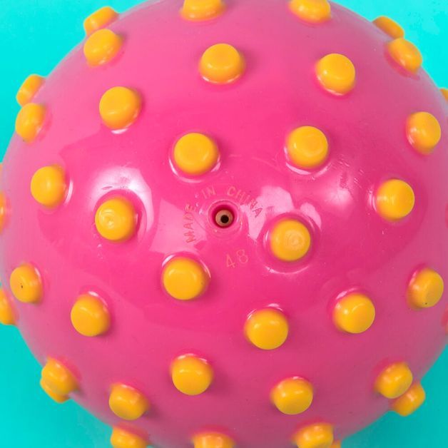 Funny-ball-pink-yellow-no-size